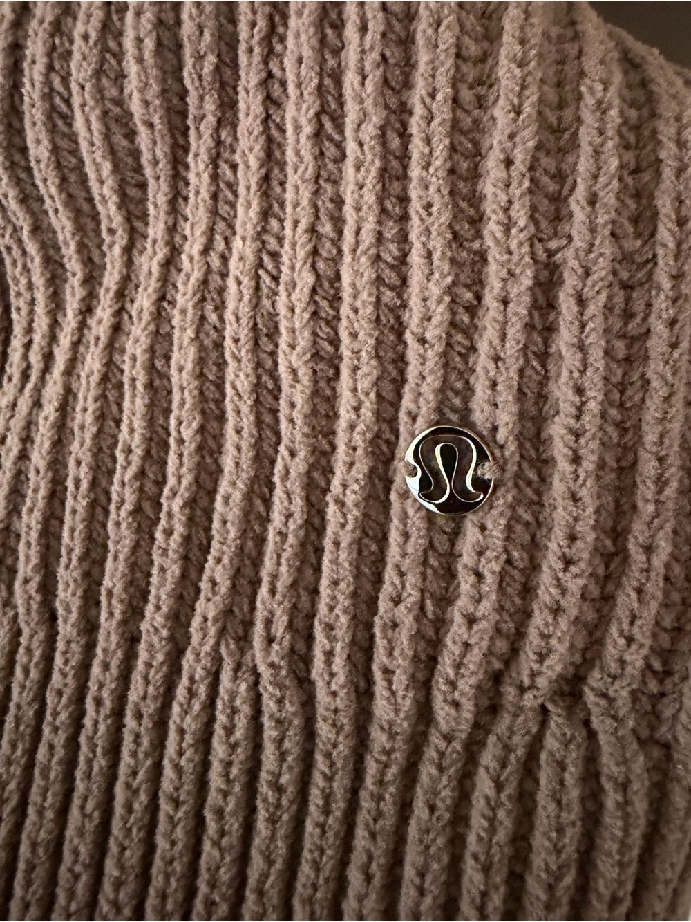 lululemon athletica Ribbed Button-Front Cardigan in Taupe - Picture 5 of 6